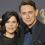 Neve Campbell with her boyfriend, JJ Feild