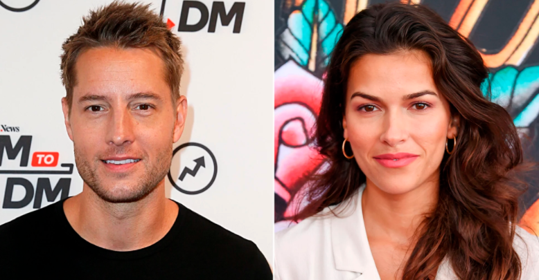 Justin Hartley and his girlfriend, Sofia Pernas