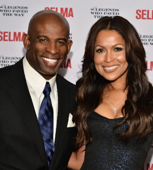 Deion Sanders with Tracey Edmonds