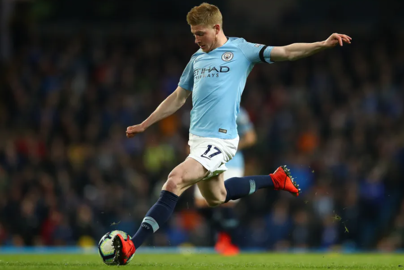 Kevin De Bruyne, a professional ootballer for Manchester City