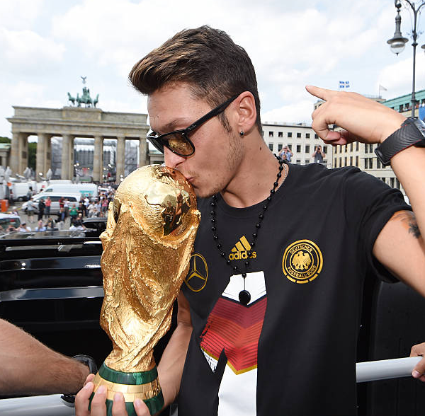 Mesut Ozil was a part of 2014 World Cup Winner for Germany