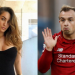 Xherdan Shaqiri and his girlfriend, Dhurata Ahmetaj