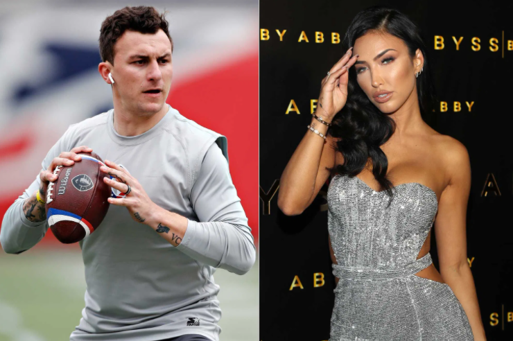 Johnny Manziel and his ex-wife, Bre Tiesi