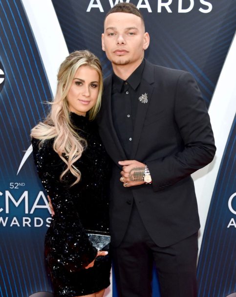 Kane Brown with his wife, Katelyn Jae