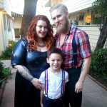 Tess Holliday with her ex-husband, Nick Holliday