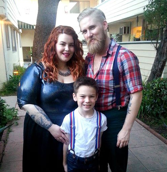 Tess Holliday with her ex-husband, Nick Holliday