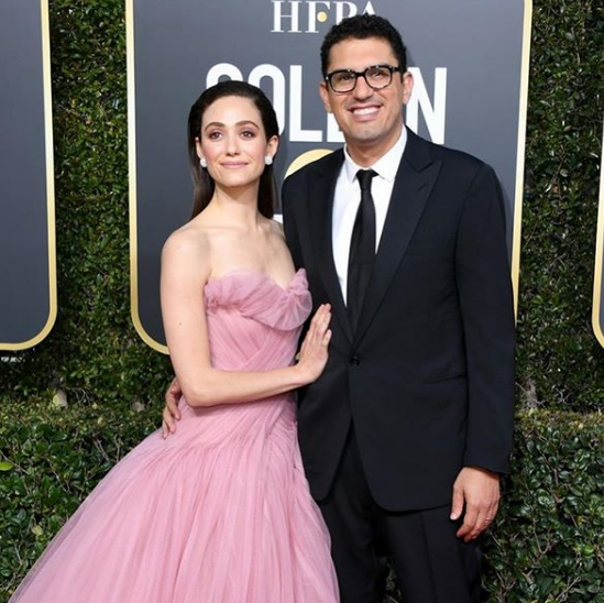 Emmy Rossum and Sam Esmail