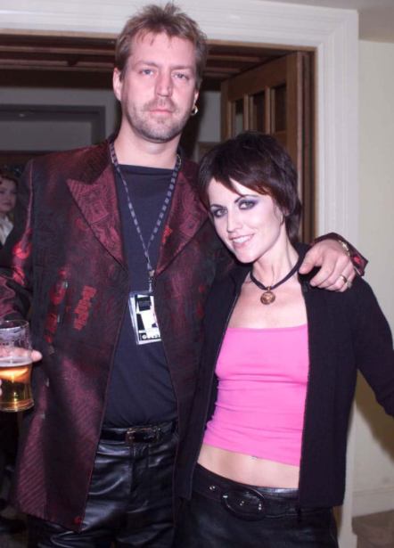 Dolores O'Riordan and her ex-husband, Don Burton