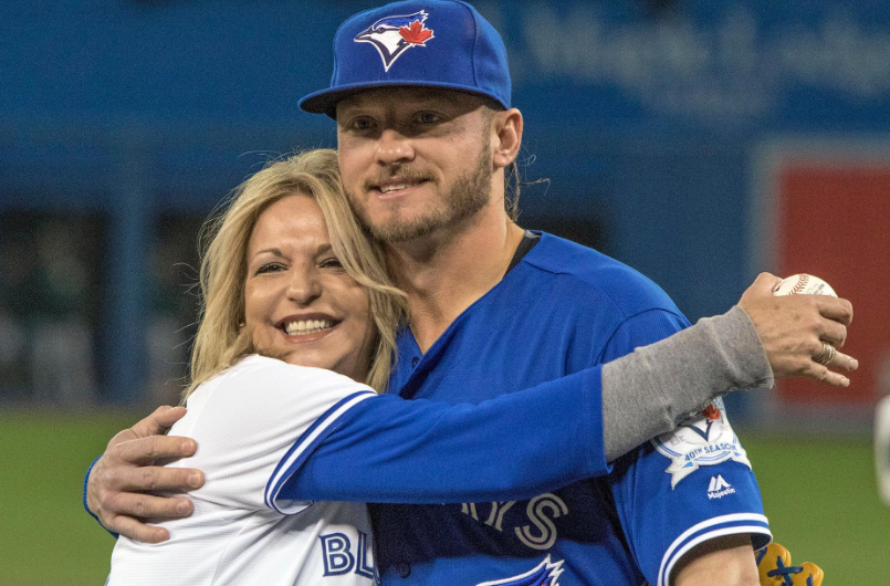 Josh Donaldson With His Mom