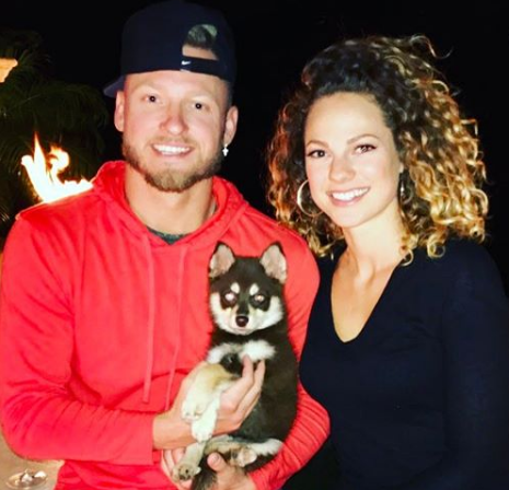 Josh Donaldson With His Wife