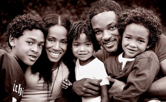 Will Smith With His Children