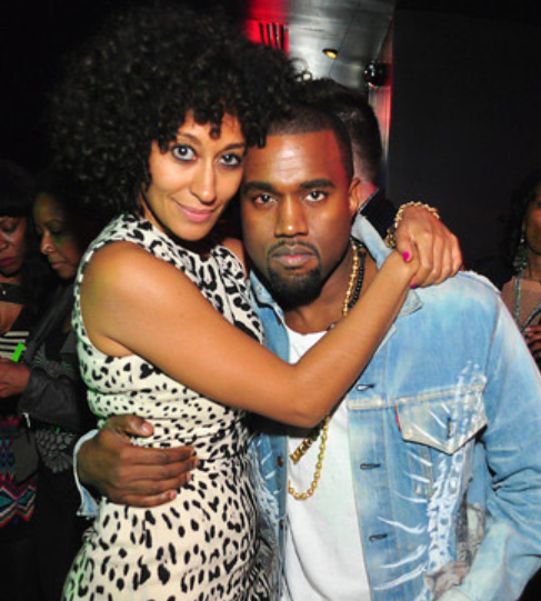 Tracee Ellis Ross and Kanye West