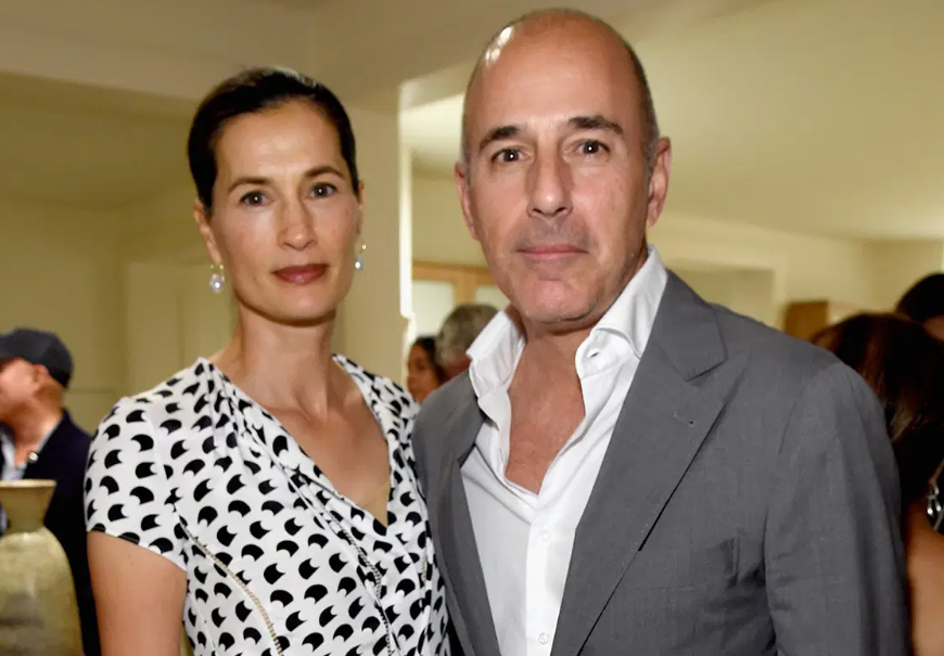 Matt Lauer with his wife, Annette