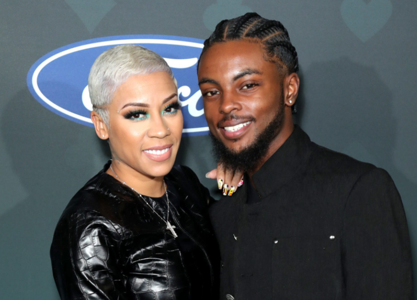 Keyshia Cole and her boyfriend, Niko Khale