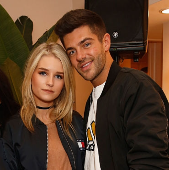 Lottie Moss with her boyfriend, Alex Mytton