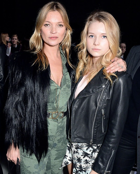 Lottie Moss With Her Sister, Kate Moss