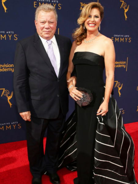 William Shatner and his fourth ex-wife,