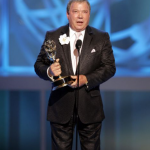 William Shatner with award