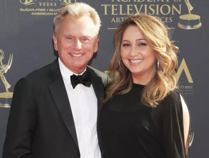 Pat Sajak and his wife, Lesly Brown