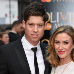 Katherine Kelly with her husband, Ryan Clark