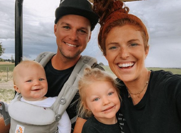 Jeremy Roloff with his wife, Audrey Mirabella Botti and their kids