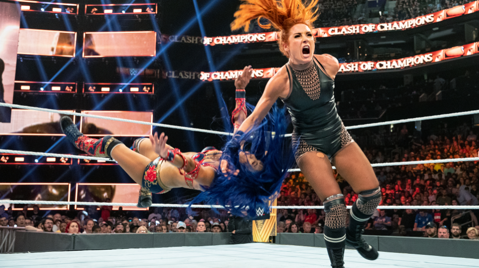 Becky Lynch against the opponent