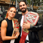 Becky Lynch with her fiancee Colby Lopez (Seth Rollins)