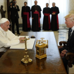 Pope Francis With Donald Trump, President of the USA