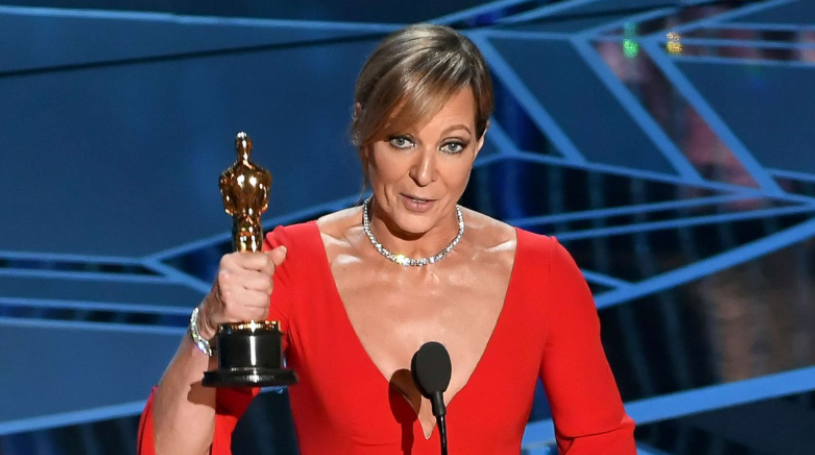 Allison Janney with award