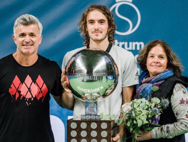 Stefanos Tsitsipas parents