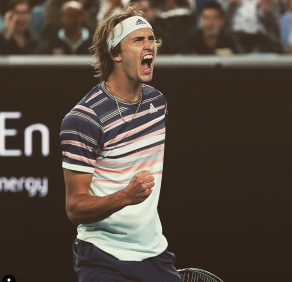 Alexander Zverev, a professional tennis player