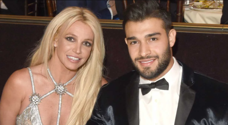 Sam Asghari and Britney Spears