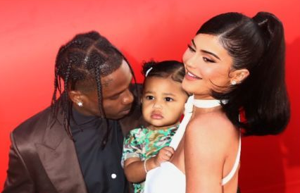 Stormi Webster With Her Parents