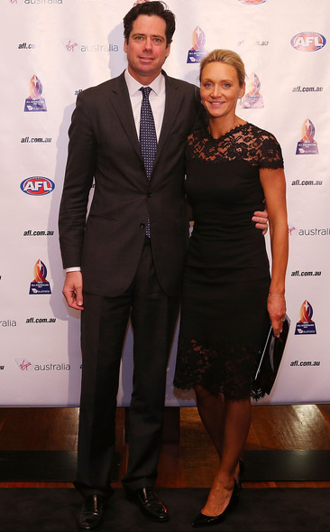 Gillon McLachlan With His Wife, Laura McLachlan