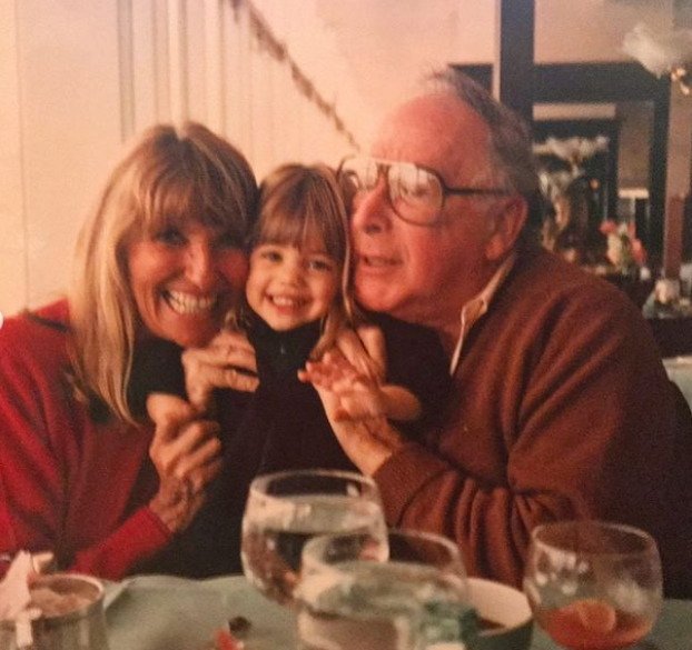 Christie Brinkley with her parents