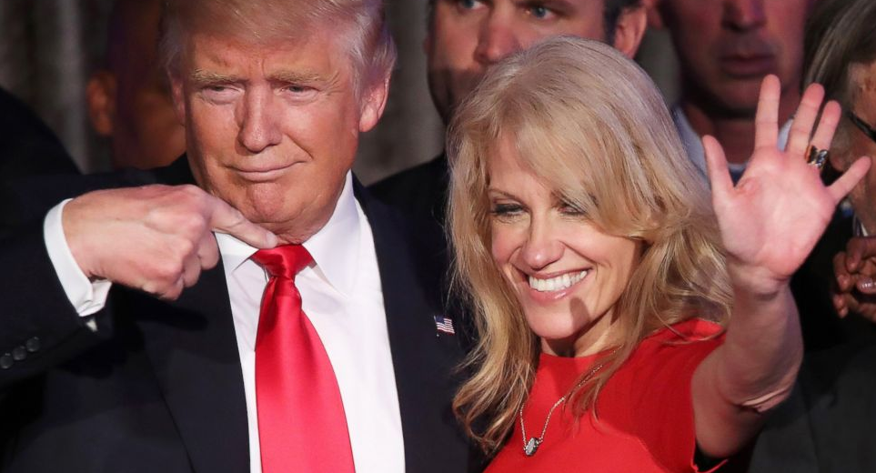 Kellyanne Conway With President Donald Trump