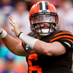 Baker Mayfield, a football quarterback for Cleveland Browns 1
