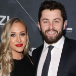 Baker Mayfield and his wife, Emily Wilkinson