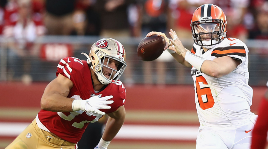 Baker Mayfield Passing The Ball