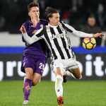 Federico Chiesa against the opponent