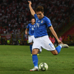 Federico Chiesa Going To Shoot The Ball