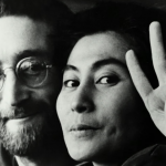 John Lennon With His Wife Yoko