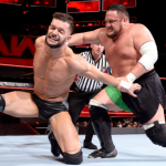 Professional wrestler, Samoa Joe against Finn Balor