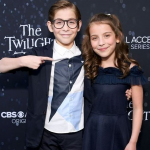 Jacob Tremblay with her sister, Erica Tremblay