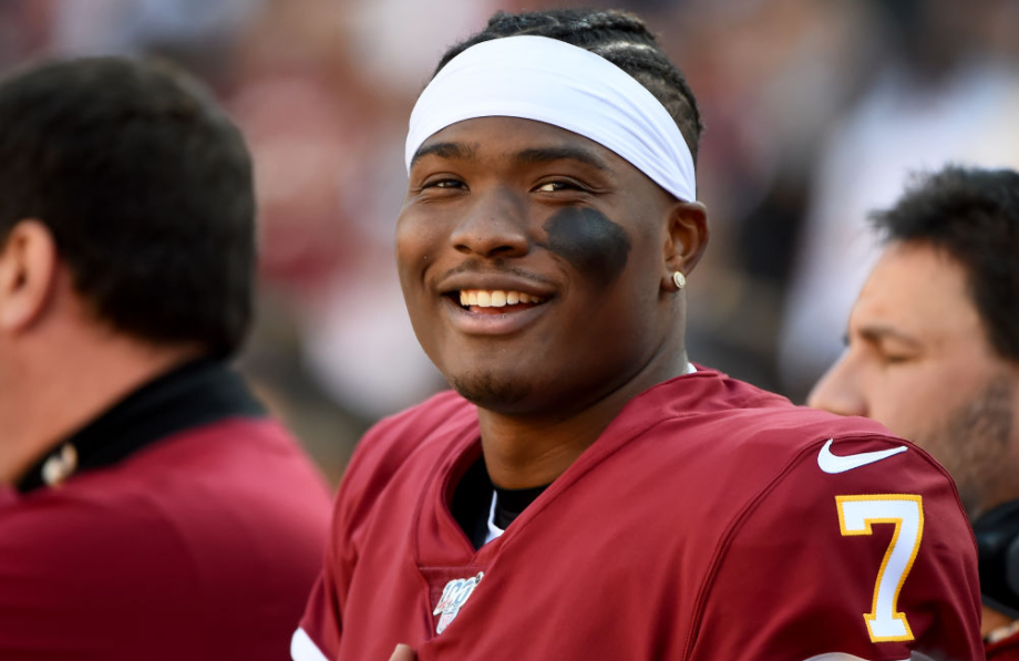 Dwayne Haskins, a famous NFL footballer