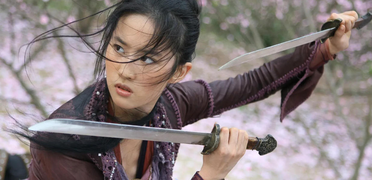 Liu Yifei in the movie The Forbiden Kingdom