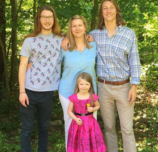 Trevor Lawrence With His Family