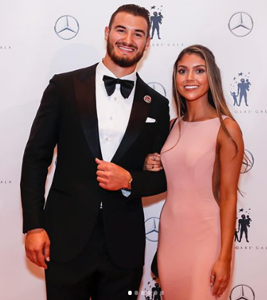 Mitchell Trubisky With His Girlfriend, Hillary Gallagher