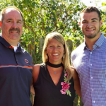 Mitchell Trubisky With His Parents