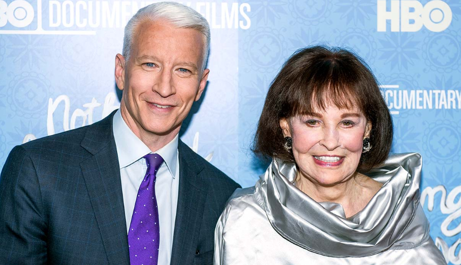 Anderson Cooper and Gloria Vanderbilt